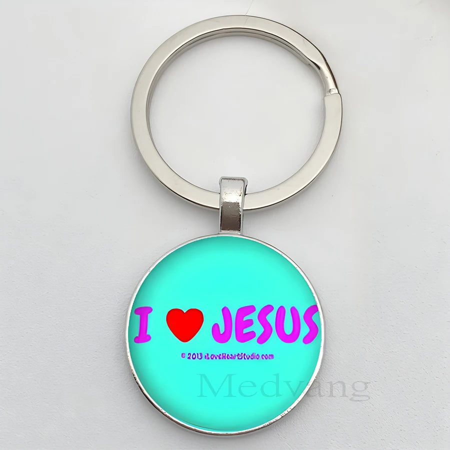 Llaveros Católicos de JESÚS en Metal de Alta Calidad | Varios Modelos Religiosos