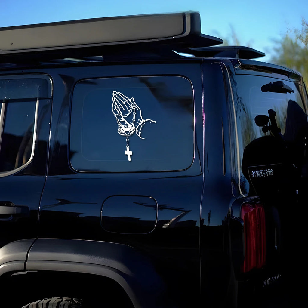 Pegatina oración cristiana | 6 colores x 3 tamaños distintos a elegir