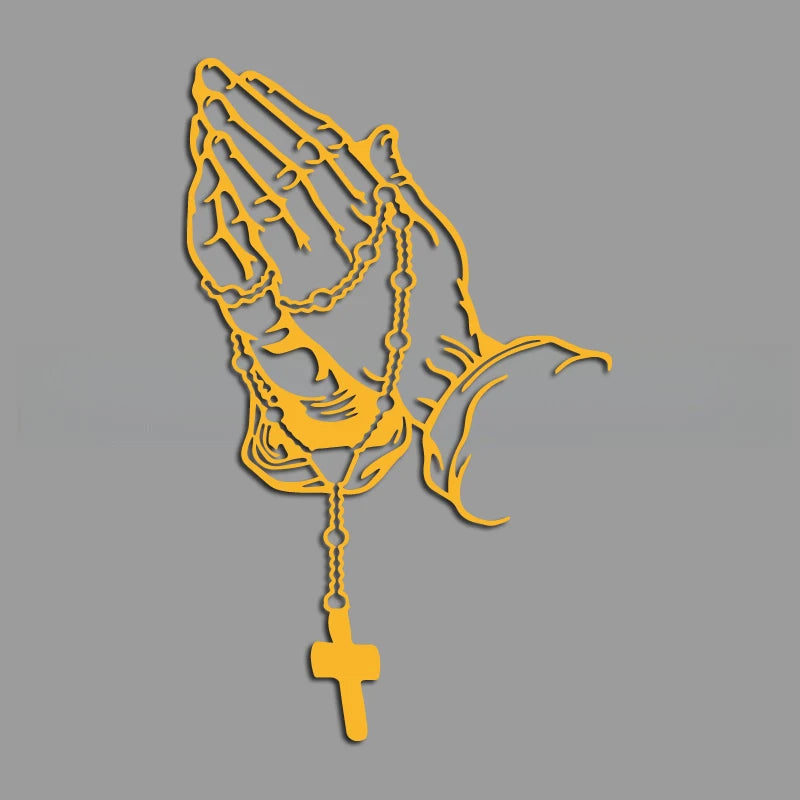 Pegatina oración cristiana | 6 colores x 3 tamaños distintos a elegir