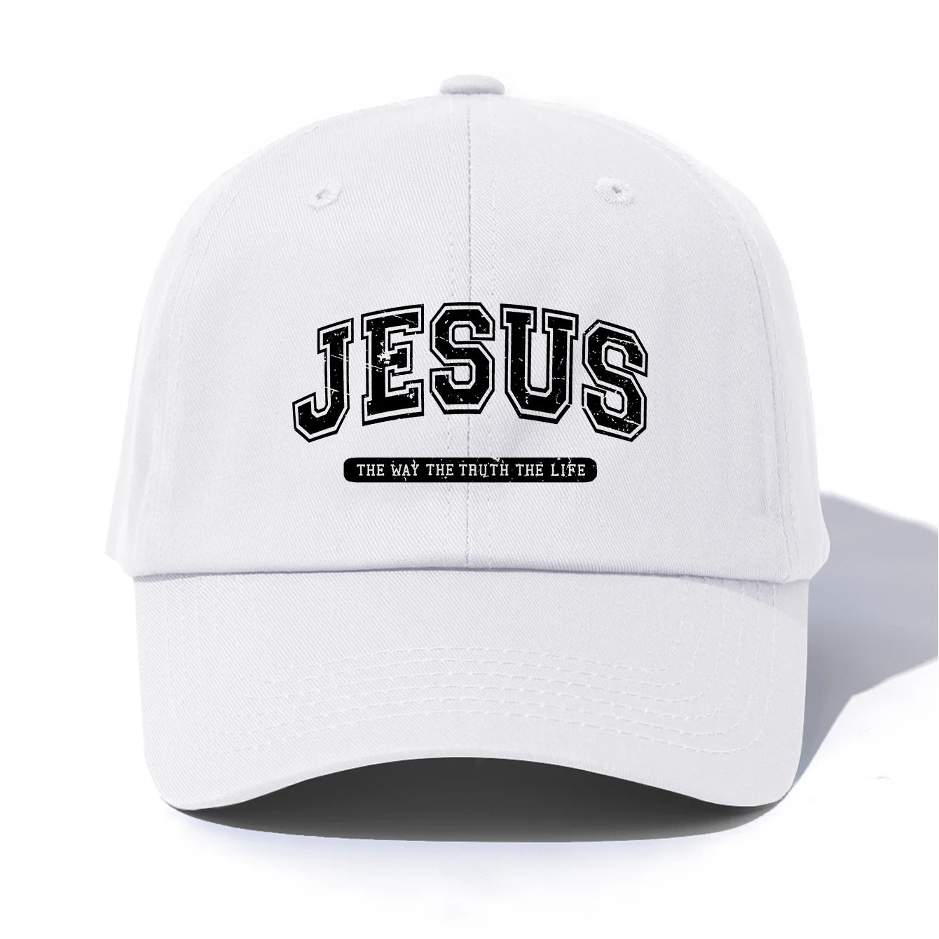 Gorra con estampado de JESÚS estilo clásico [8 colores distintos]