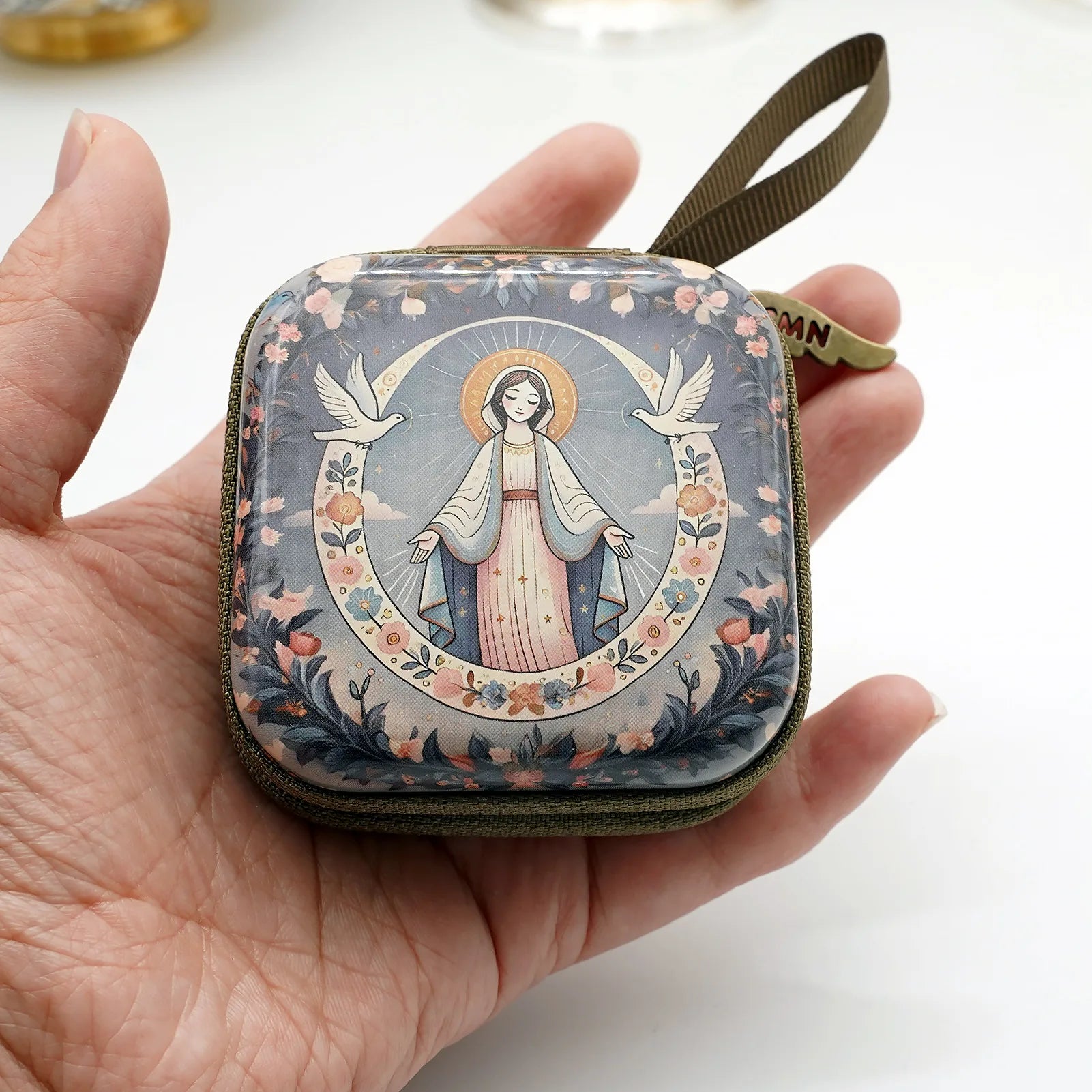 Precioso y práctico monedero con imagen de la VIRGEN MARÍA o JESÚS [17 modelos diferentes a elegir]