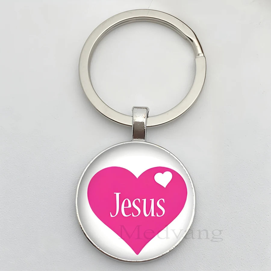 Llaveros Católicos de JESÚS en Metal de Alta Calidad | Varios Modelos Religiosos