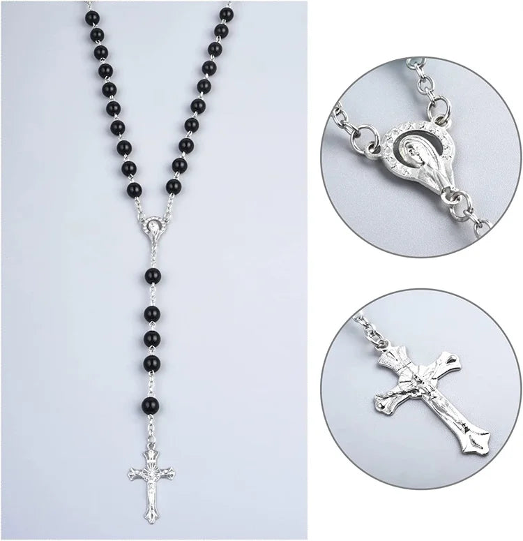 ROSARIO Católico con Caja Artesanal [6 modelos diferentes a elgir]