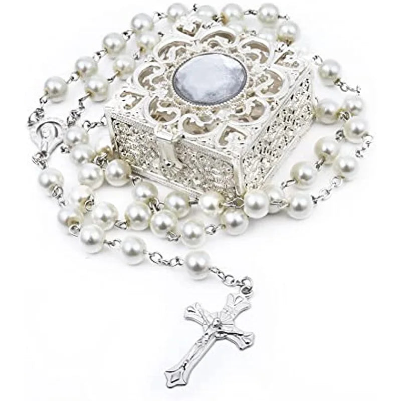 ROSARIO Católico con Caja Artesanal [6 modelos diferentes a elgir]