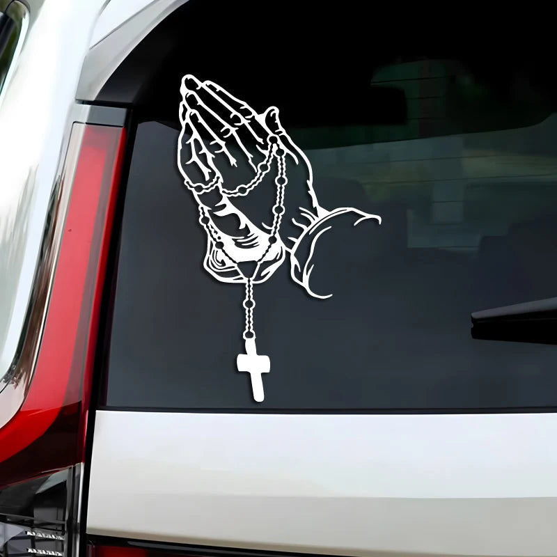 Pegatina oración cristiana | 6 colores x 3 tamaños distintos a elegir