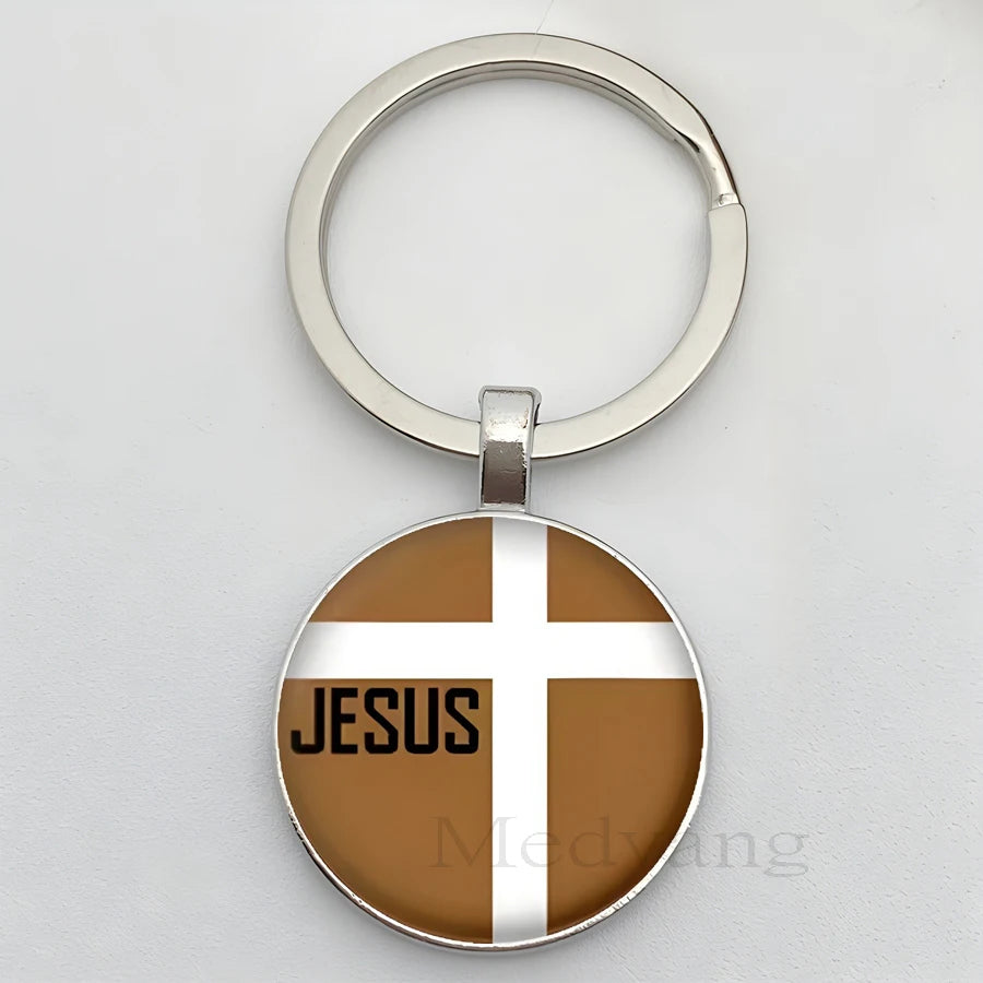 Llaveros Católicos de JESÚS en Metal de Alta Calidad | Varios Modelos Religiosos