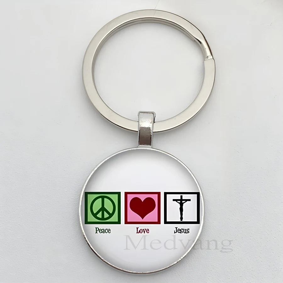 Llaveros Católicos de JESÚS en Metal de Alta Calidad | Varios Modelos Religiosos