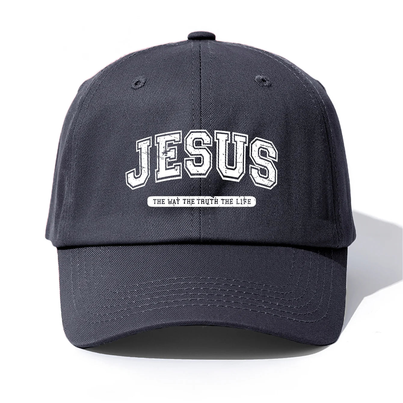 Gorra con estampado de JESÚS estilo clásico [8 colores distintos]