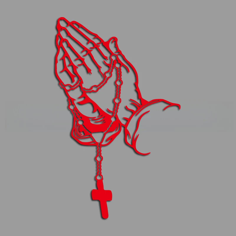 Pegatina oración cristiana | 6 colores x 3 tamaños distintos a elegir