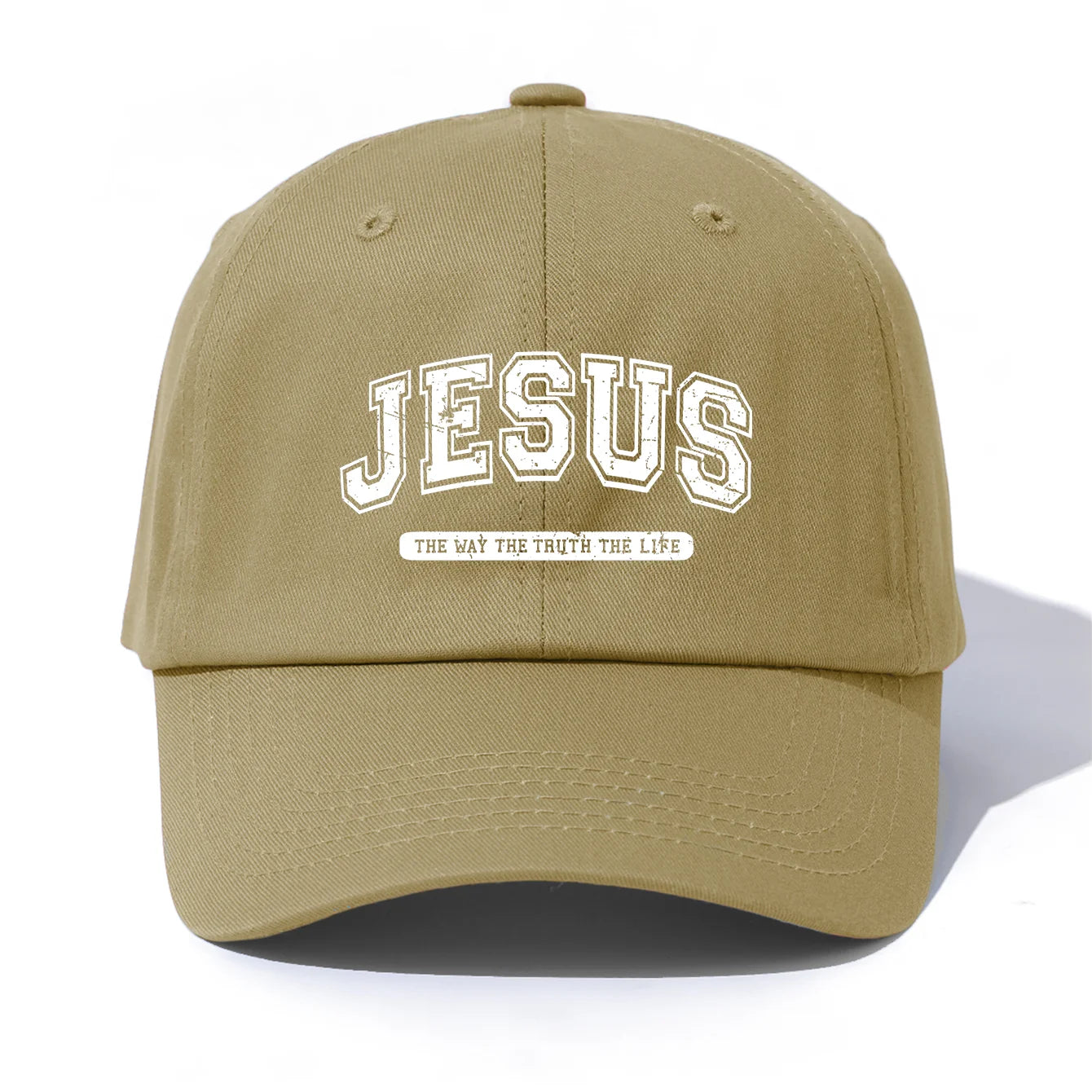 Gorra con estampado de JESÚS estilo clásico [8 colores distintos]