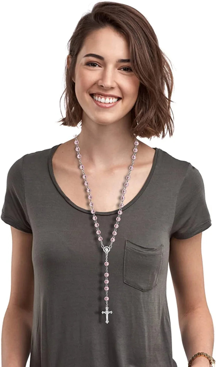 ROSARIO Católico con Caja Artesanal [6 modelos diferentes a elgir]