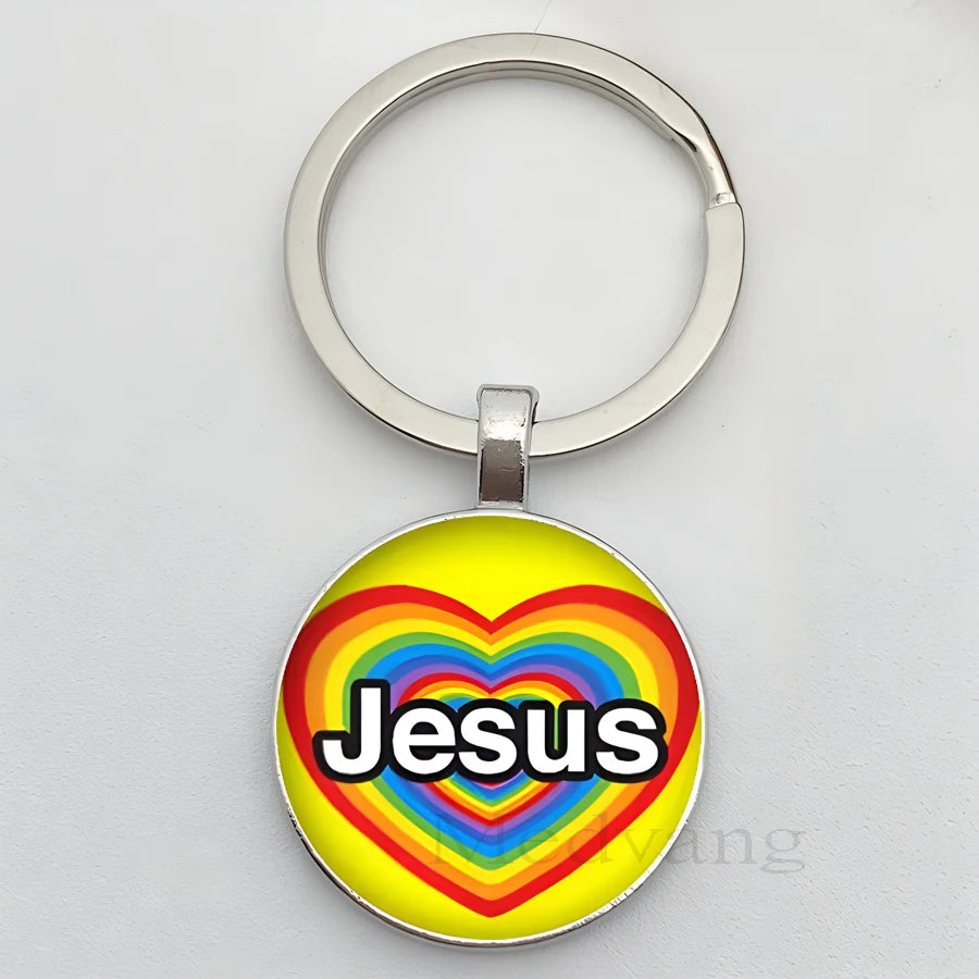 Llaveros Católicos de JESÚS en Metal de Alta Calidad | Varios Modelos Religiosos