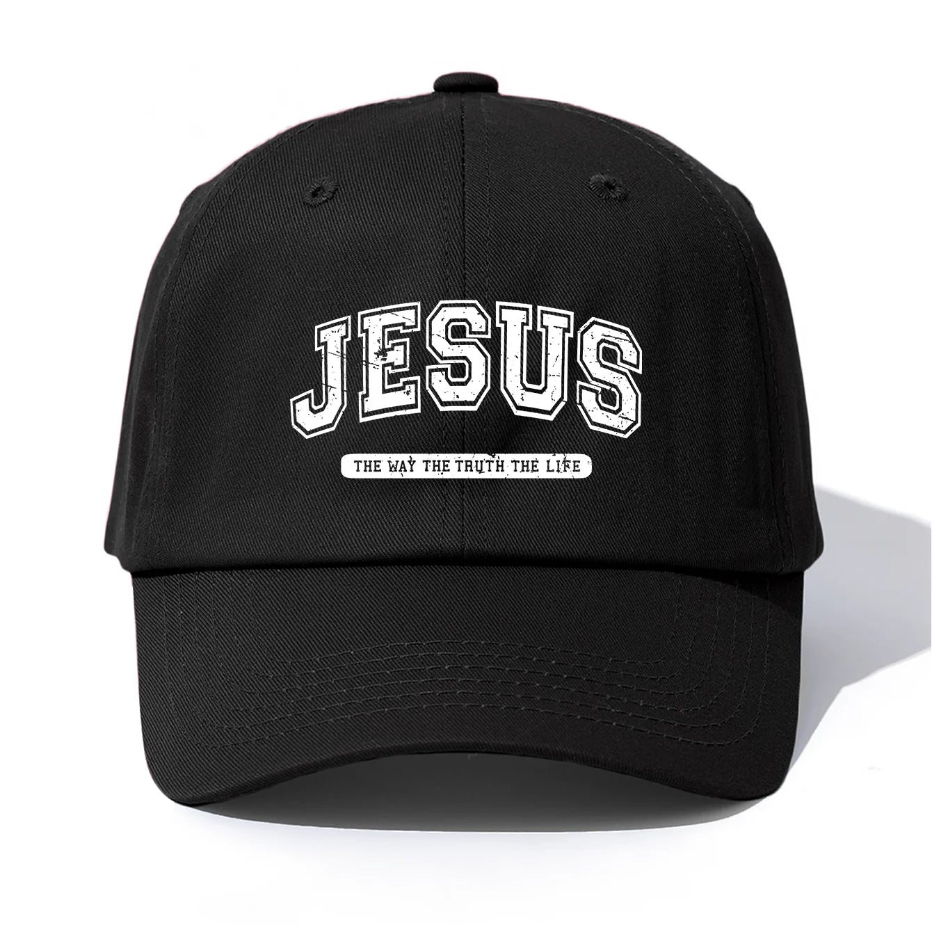 Gorra con estampado de JESÚS estilo clásico [8 colores distintos]