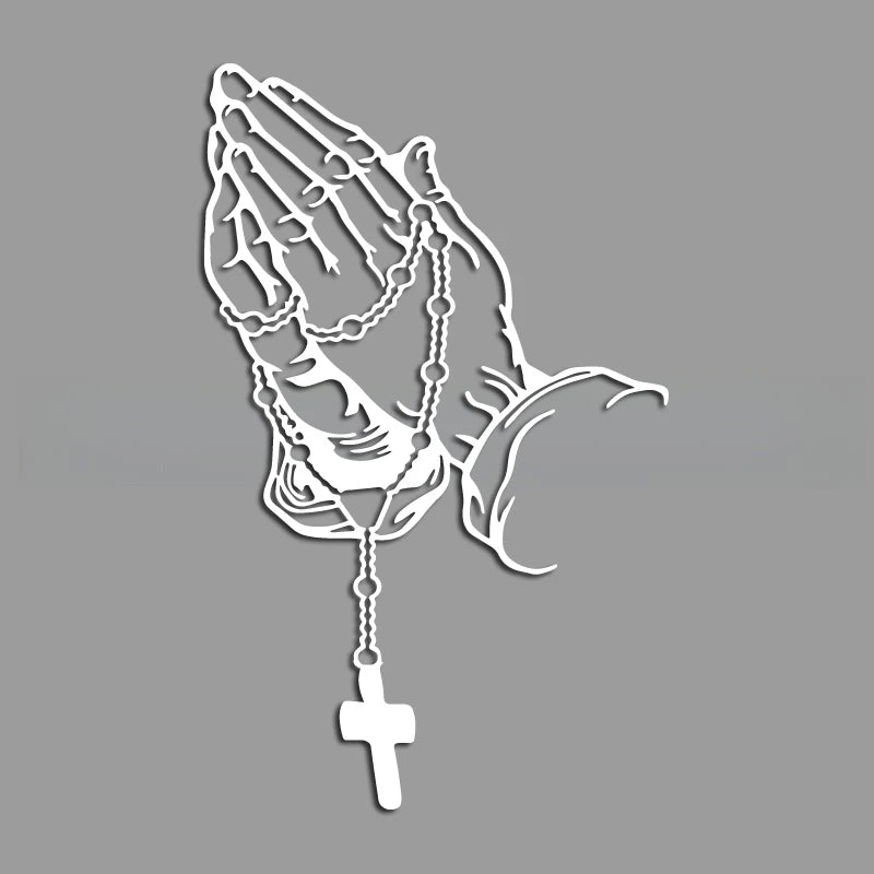 Pegatina oración cristiana | 6 colores x 3 tamaños distintos a elegir