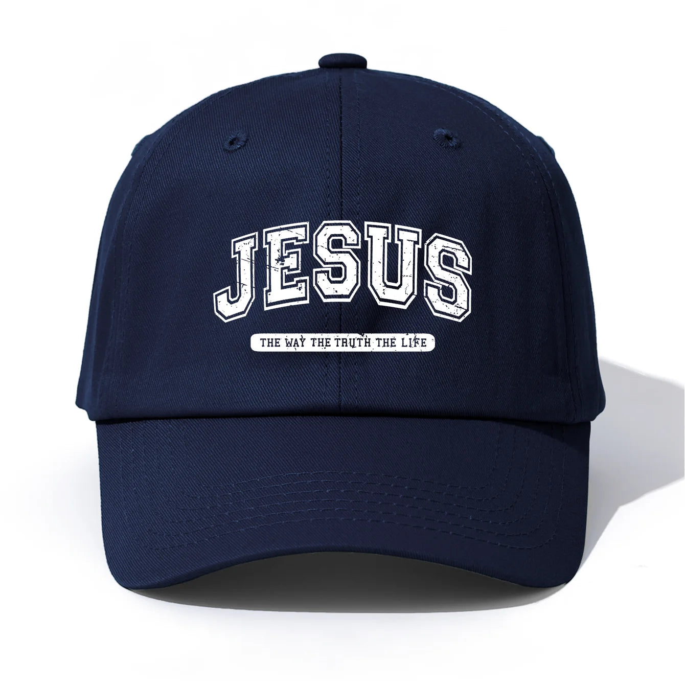 Gorra con estampado de JESÚS estilo clásico [8 colores distintos]