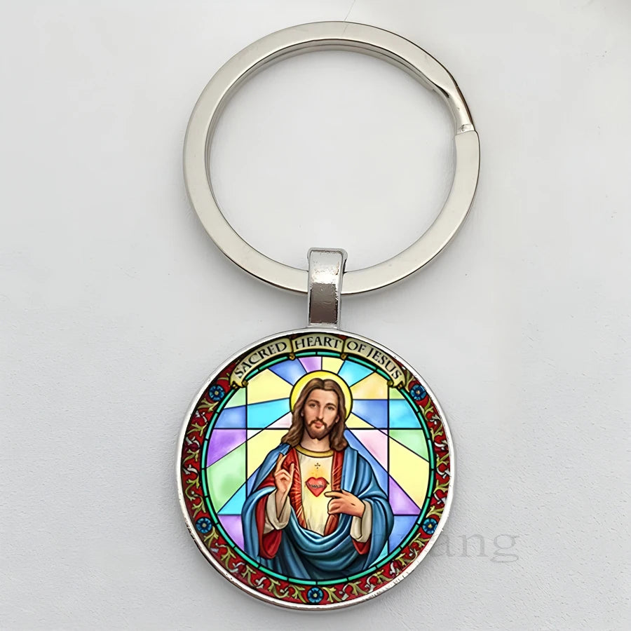 Llaveros Católicos de JESÚS en Metal de Alta Calidad | Varios Modelos Religiosos