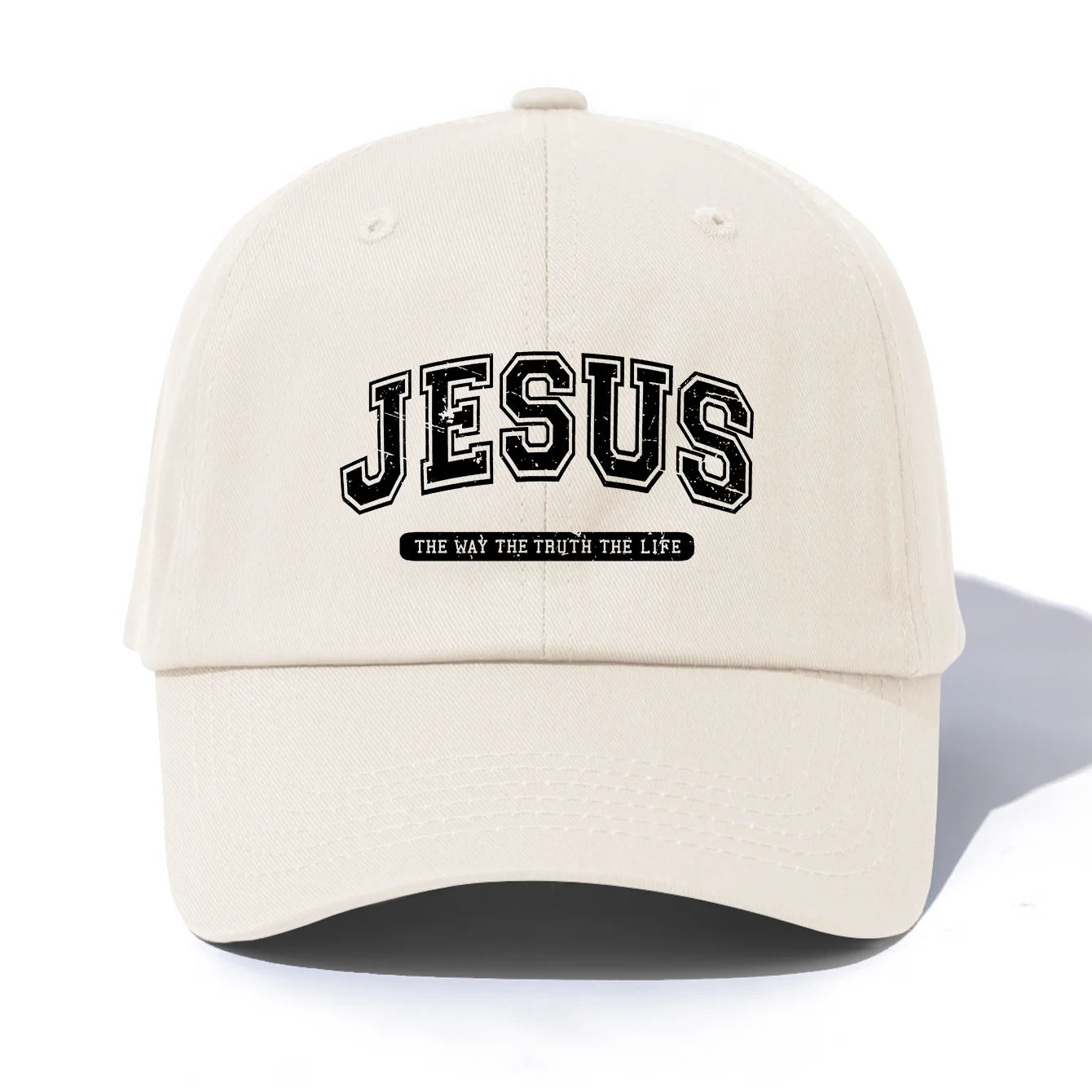 Gorra con estampado de JESÚS estilo clásico [8 colores distintos]