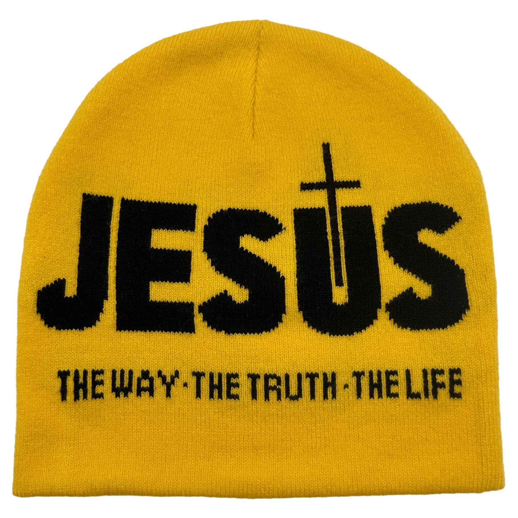 Gorro de lana con el nombre de JESÚS · The way · The truth · The life [5 colores  elegir]